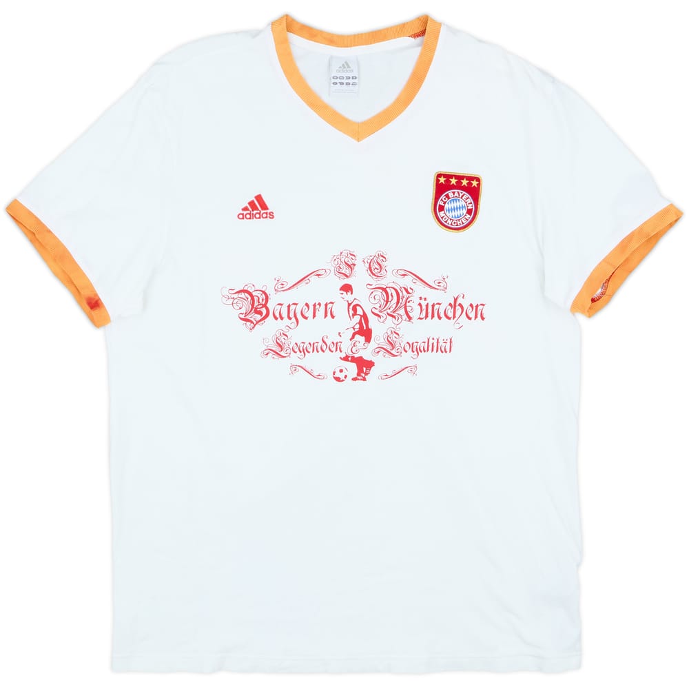 2010-11 Bayern Munich adidas Cotton Tee - 8/10 - (L)