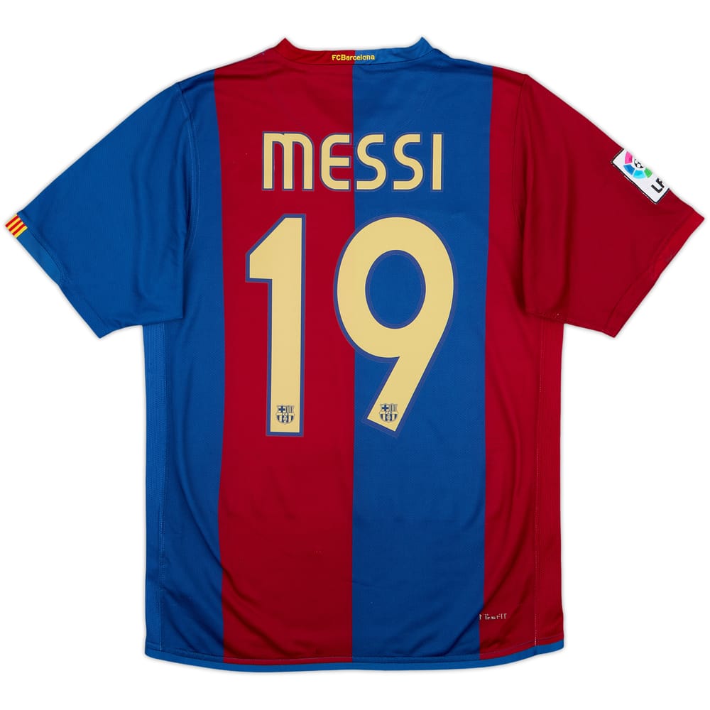 2006-07 Barcelona Home Shirt Messi #19 - 7/10 - (S)