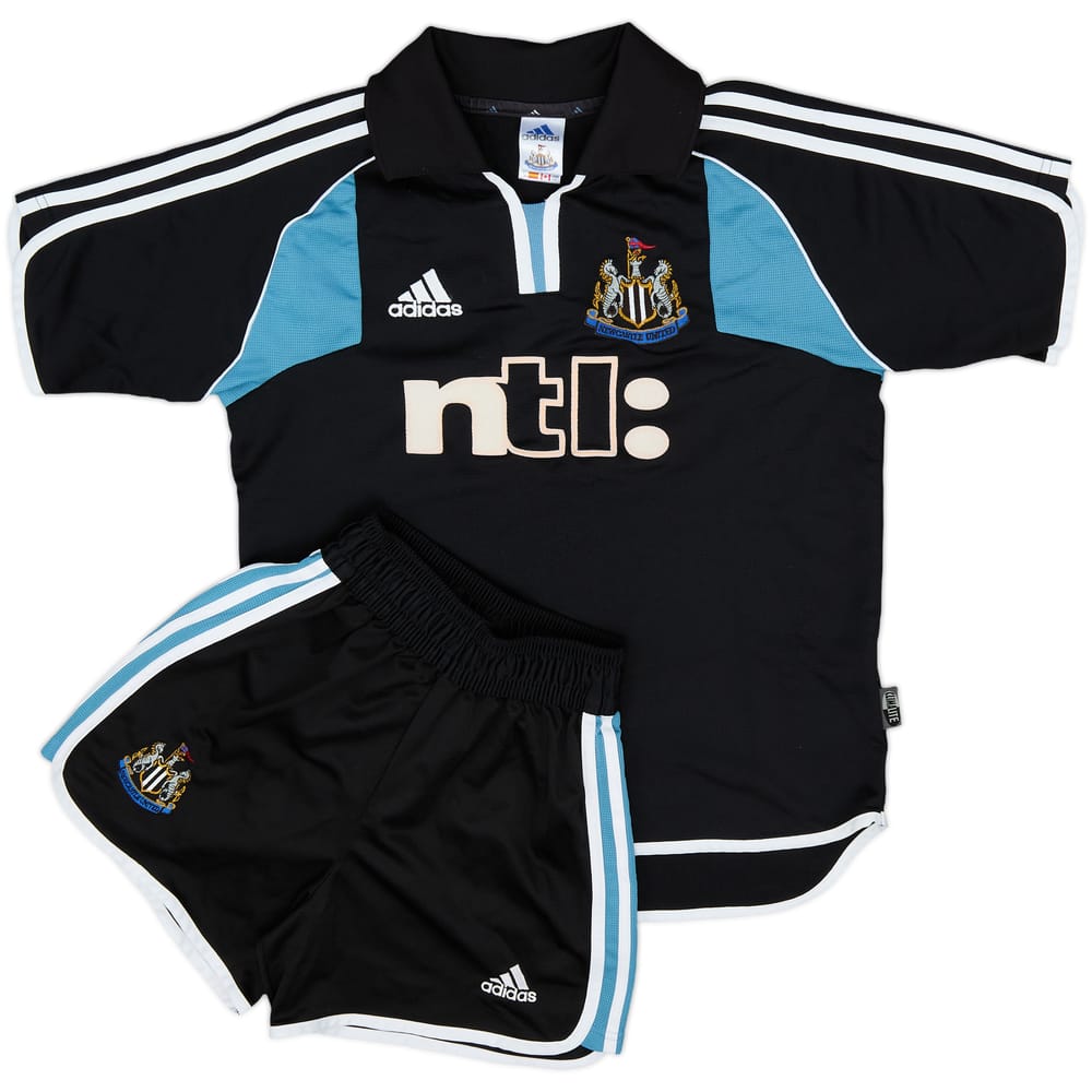 2000-01 Newcastle Away Shirt & Shorts - 8/10 - (Y)