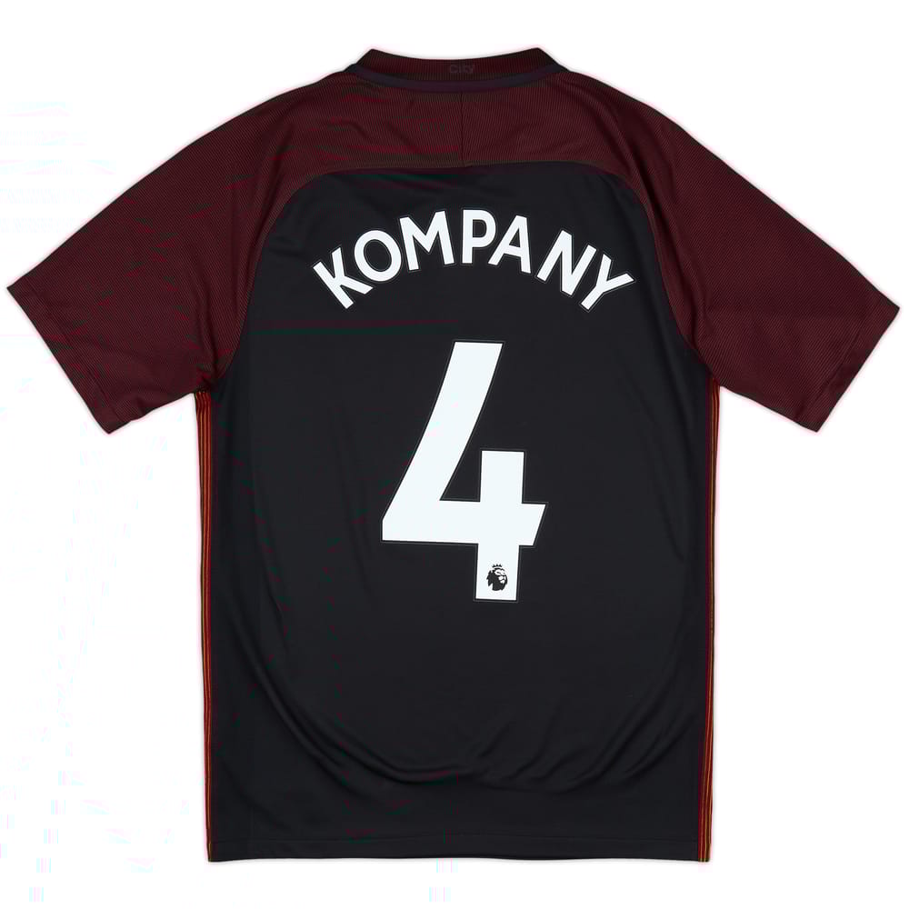 2016-17 Manchester City Away Shirt Kompany #4 - 8/10 - (S)