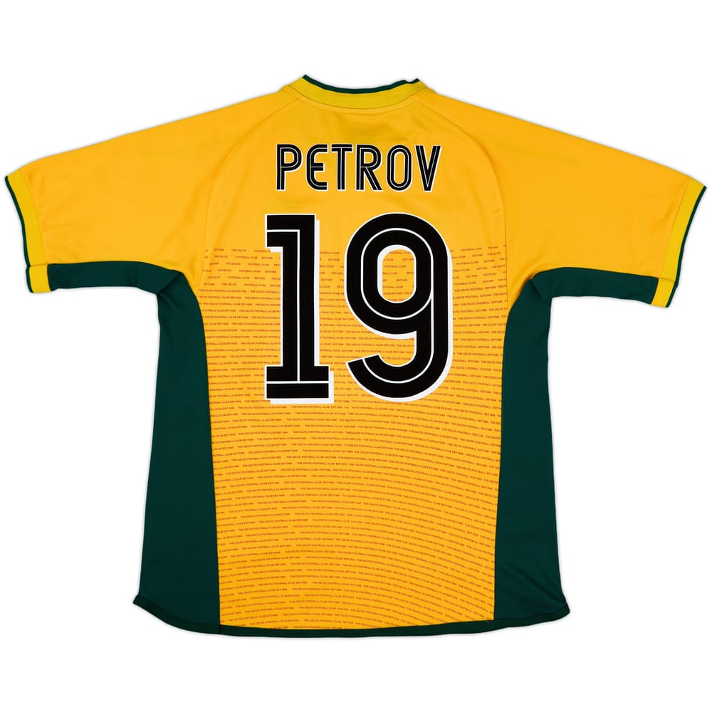 2002-03 Celtic Away Shirt Petrov #19 - 8/10 - (L)