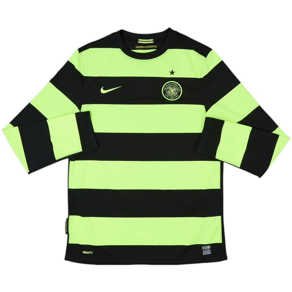 2009-11 Celtic Away L/S Shirt - 9/10 - (XL.Boys)