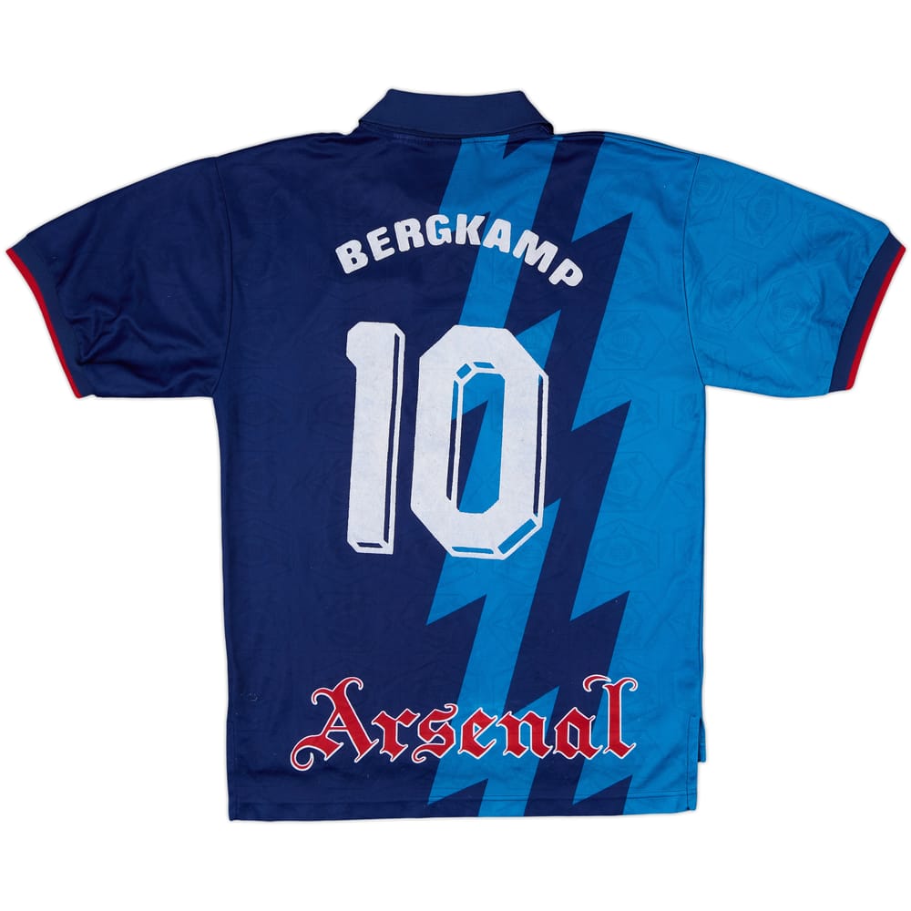 1995-96 Arsenal Away Shirt Bergkamp #10 - 7/10 - (M)