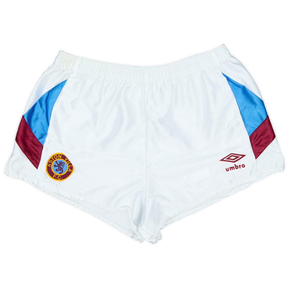 1990-92 Aston Villa Home Shorts - 8/10 - (L)