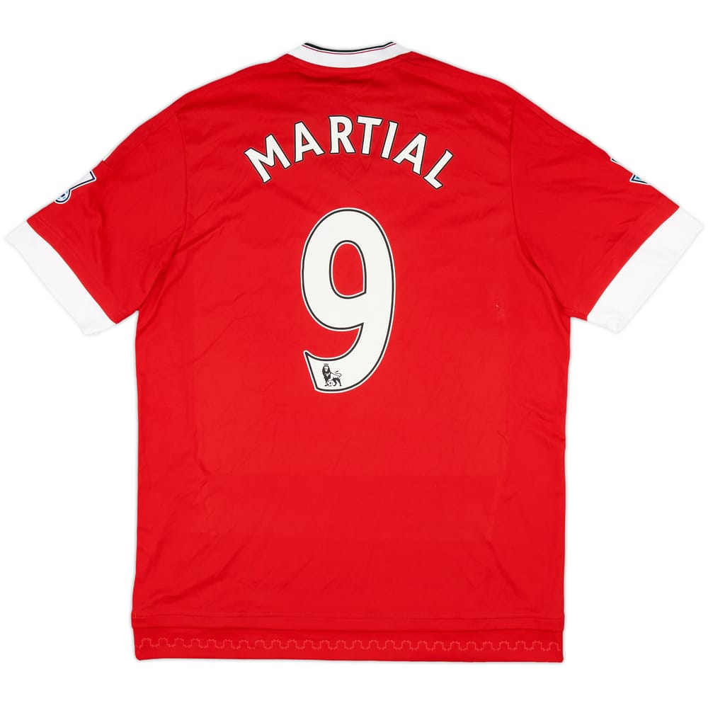 2015-16 Manchester United Home Shirt Martial #9 (L)