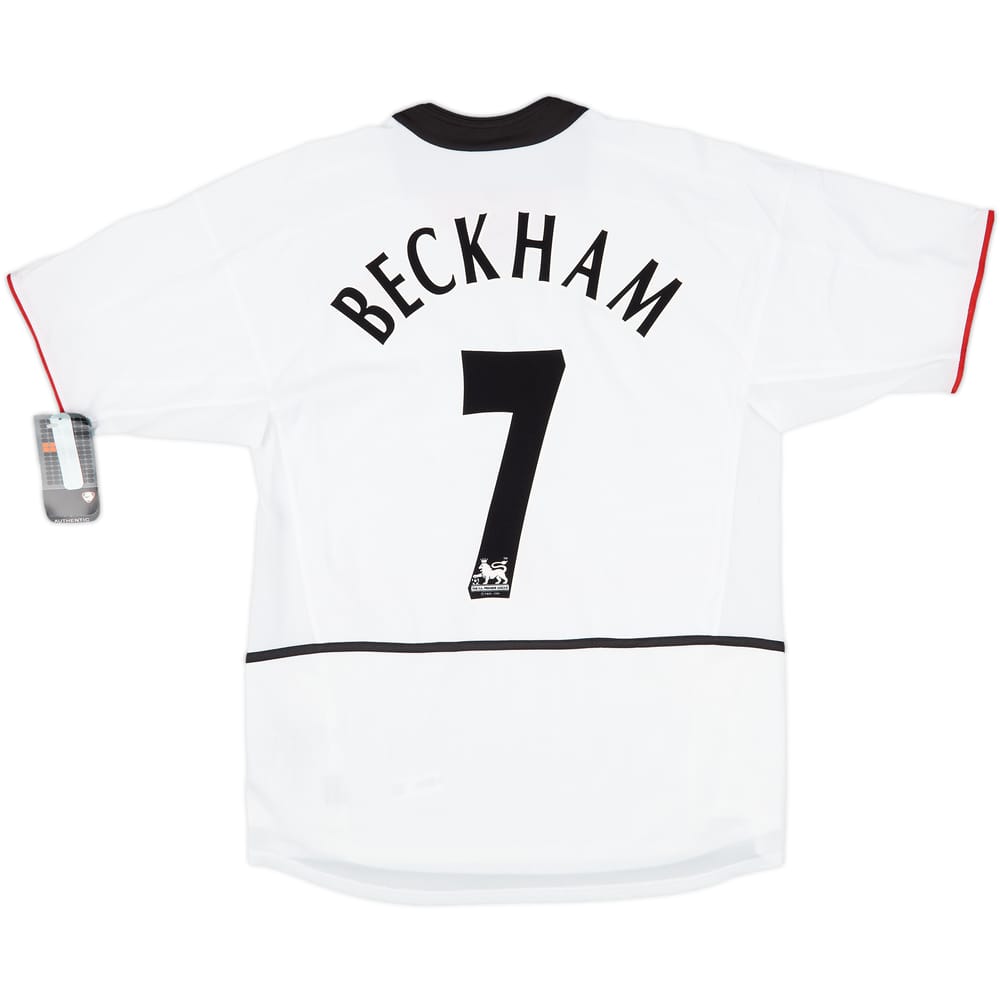 2002-03 Manchester United Away Shirt Beckham #7 (M)
