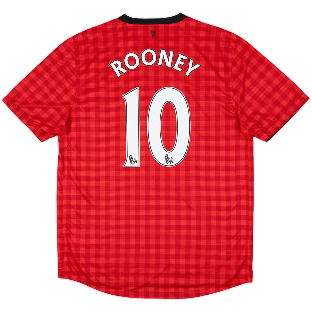 2012-13 Manchester United Home Shirt Rooney #10 (L)