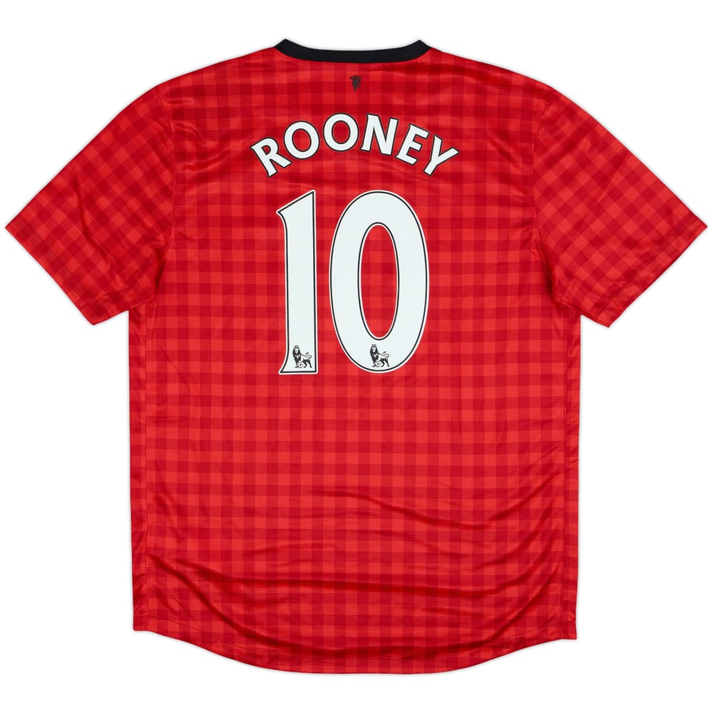 2012-13 Manchester United Home Shirt Rooney #10 (L)