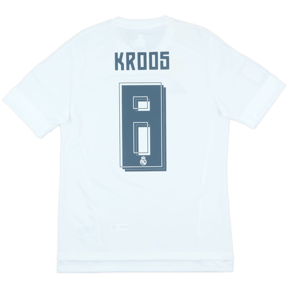 2015-16 Real Madrid Home Shirt Kroos #8 (M)