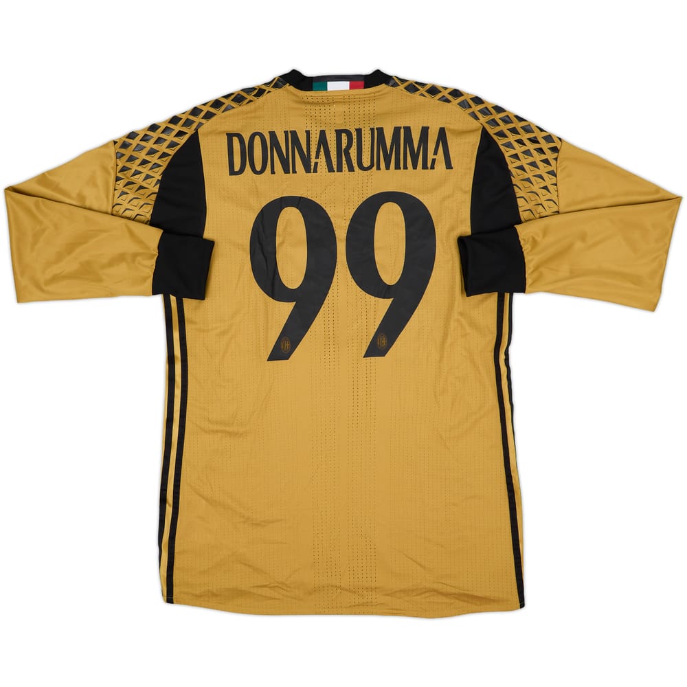 2016-17 AC Milan Player Issue GK Shirt Donnarumma #99 (L)