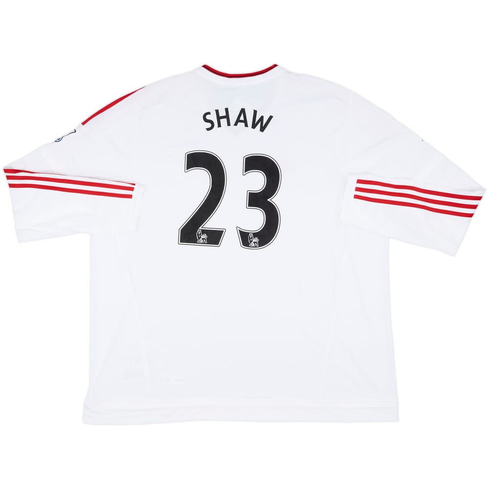 2015-16 Manchester United Away L/S Shirt Shaw #23 (3XL)