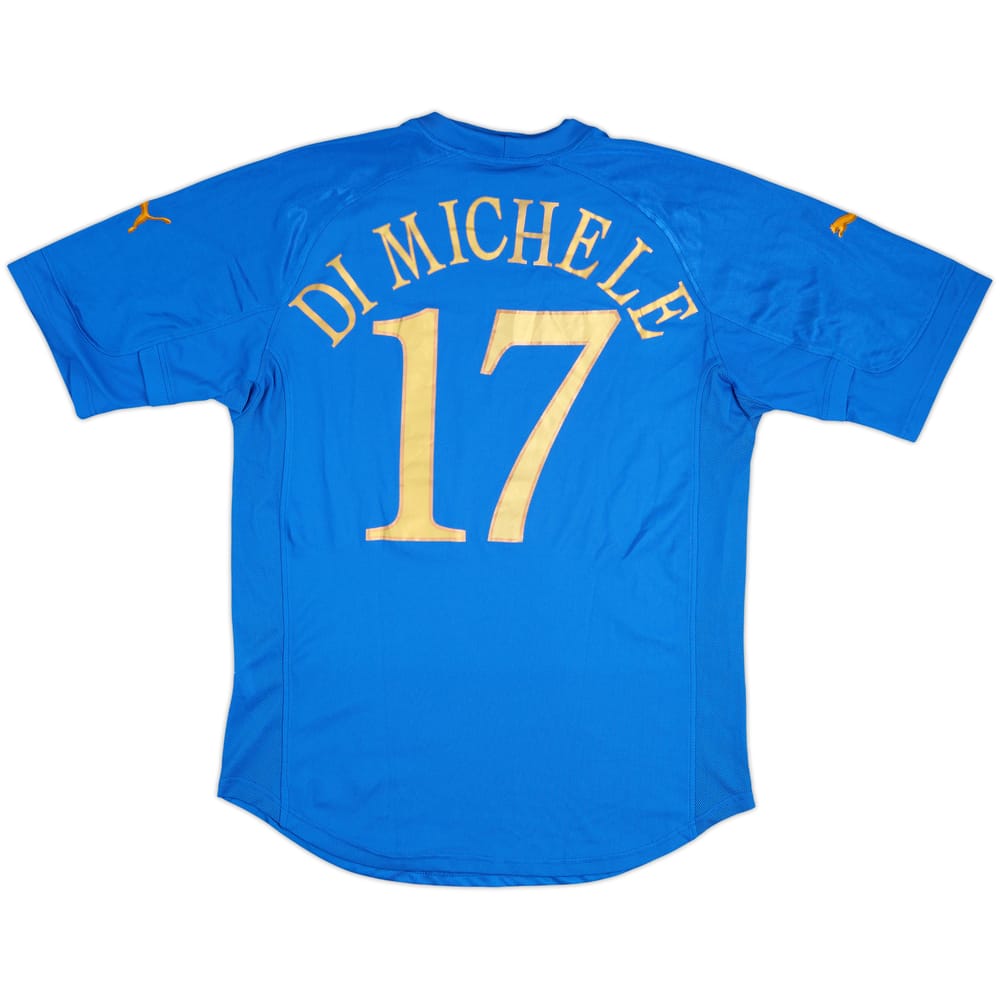 2005 Italy Match Issue Home Shirt Di Michele #17