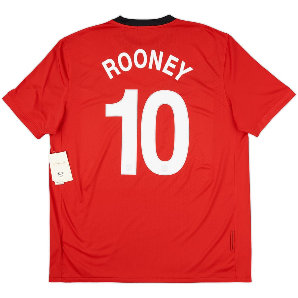 2009-10 Manchester United Home Shirt Rooney #10 (XL)