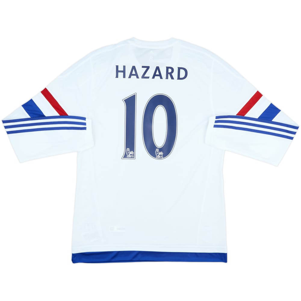 2015-16 Chelsea Player Issue Away L/S Shirt Hazard #10 (L)