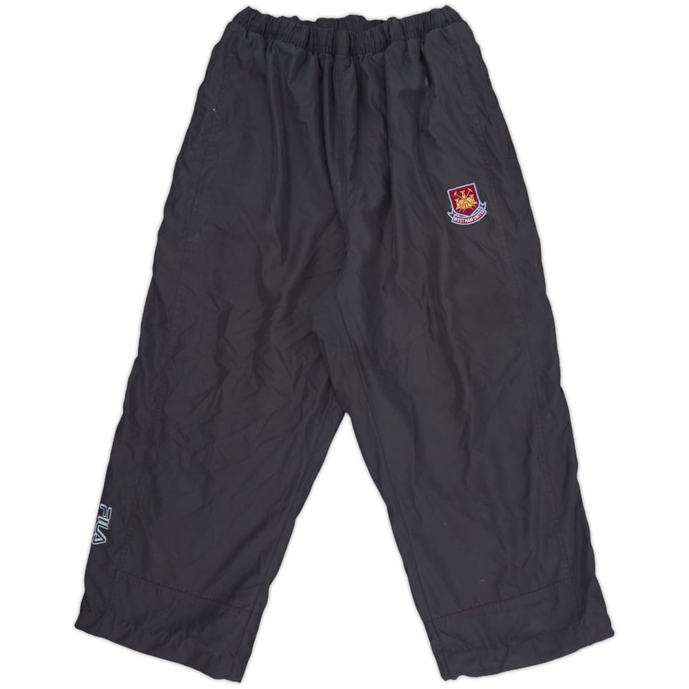2002-03 West Ham Fila Track Pants/Bottoms - 4/10 - (M)