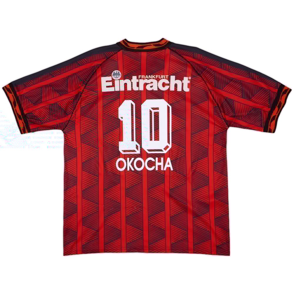 1995-96 Eintracht Frankfurt Home Shirt Okocha #10 - 8/10 - (XL)