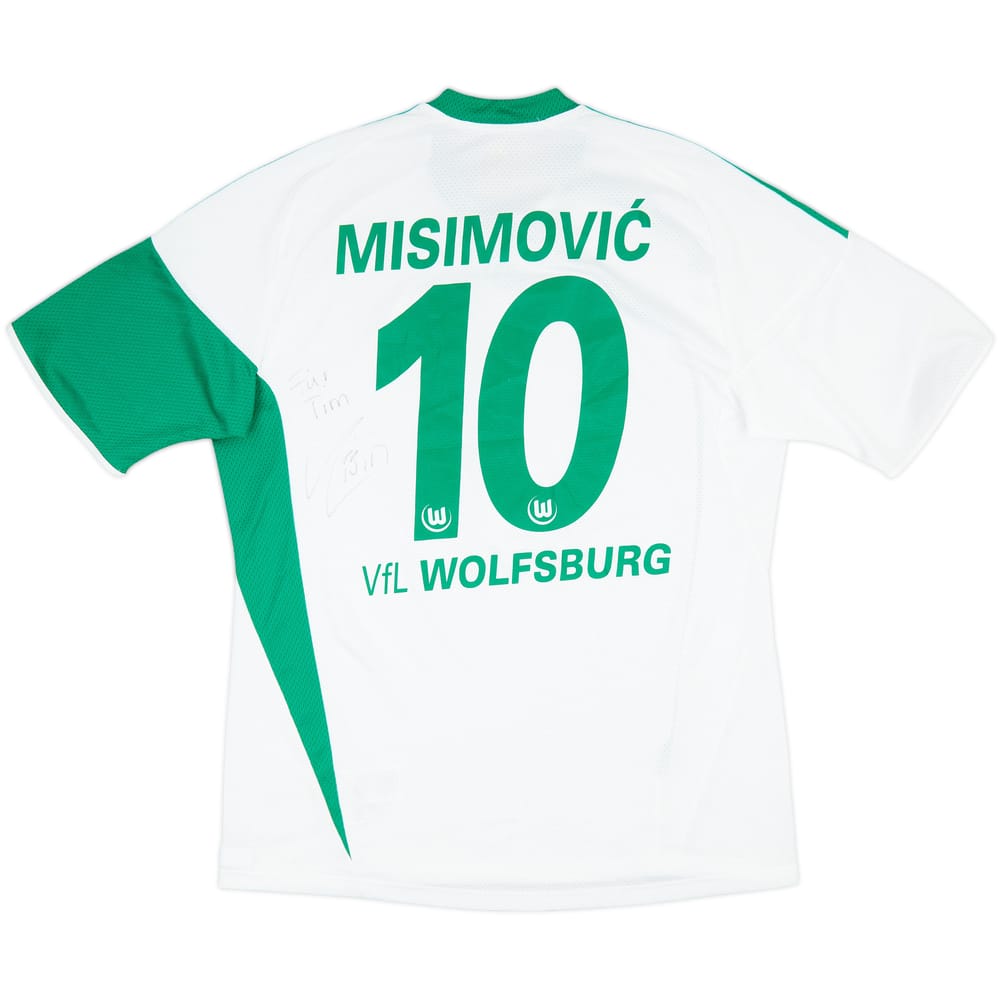 2009-10 Wolfsburg Signed Home Shirt Misimovic #10 - 6/10 - (L)