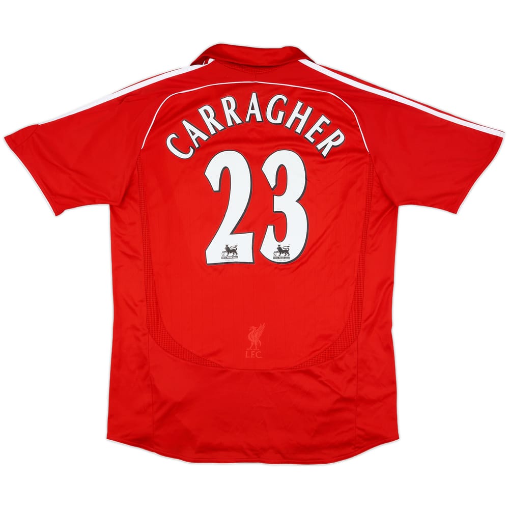 2006-08 Liverpool Home Shirt Carragher #23 - 8/10 - (L)