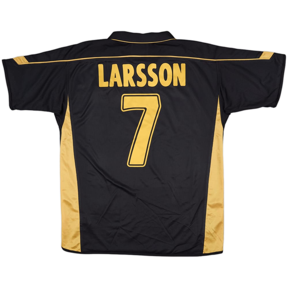 2003-04 Celtic Away Shirt Larsson #7 - 9/10 - (L)