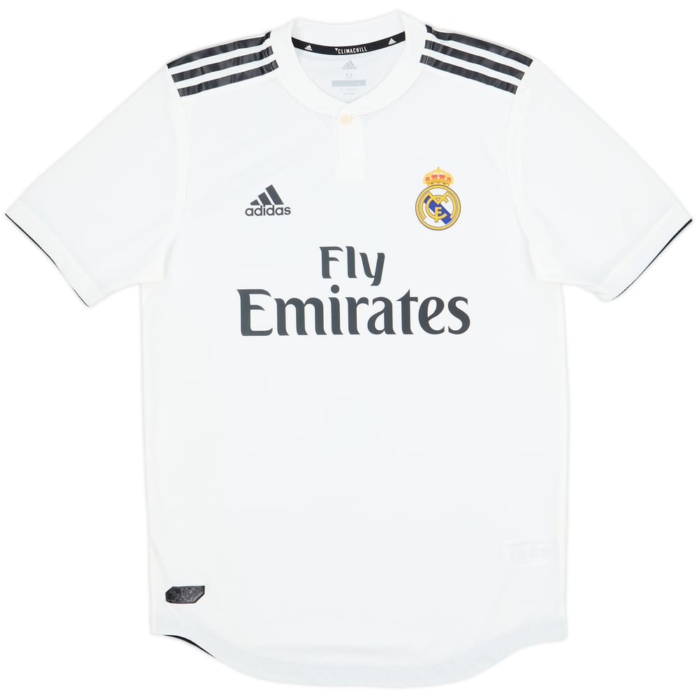2018-19 Real Madrid Authentic Home Shirt - 9/10 - (M)