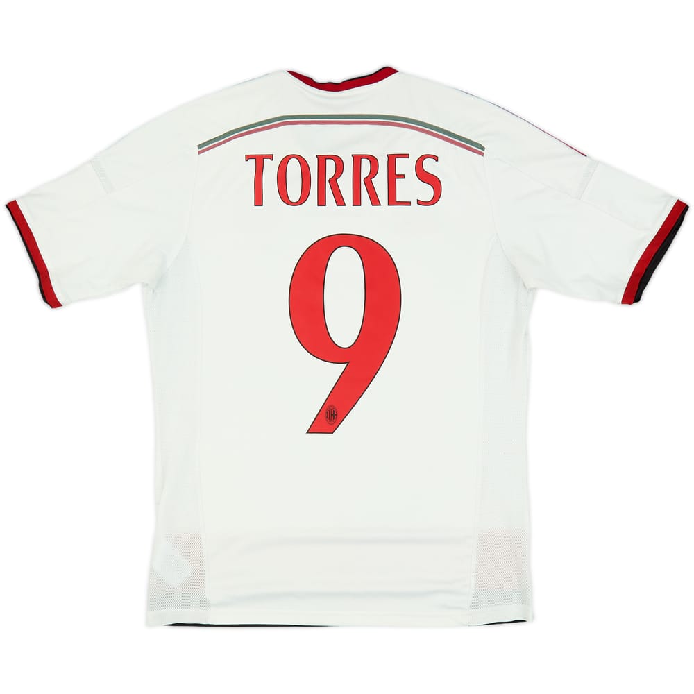 2014-15 AC Milan Away Shirt Torres #9 - 8/10 - (M)