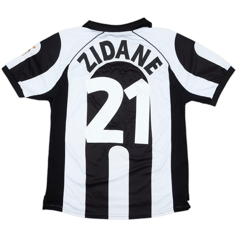 1997-98 Juventus Centenary Home Shirt Zidane #21 - 7/10 - (M)