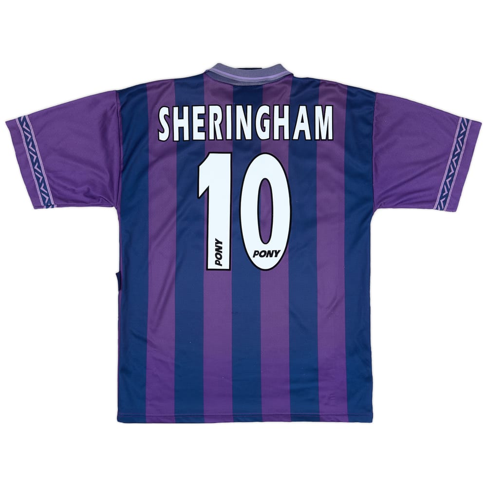 1995-97 Tottenham Away Shirt Sheringham #10 - 8/10 - (L)