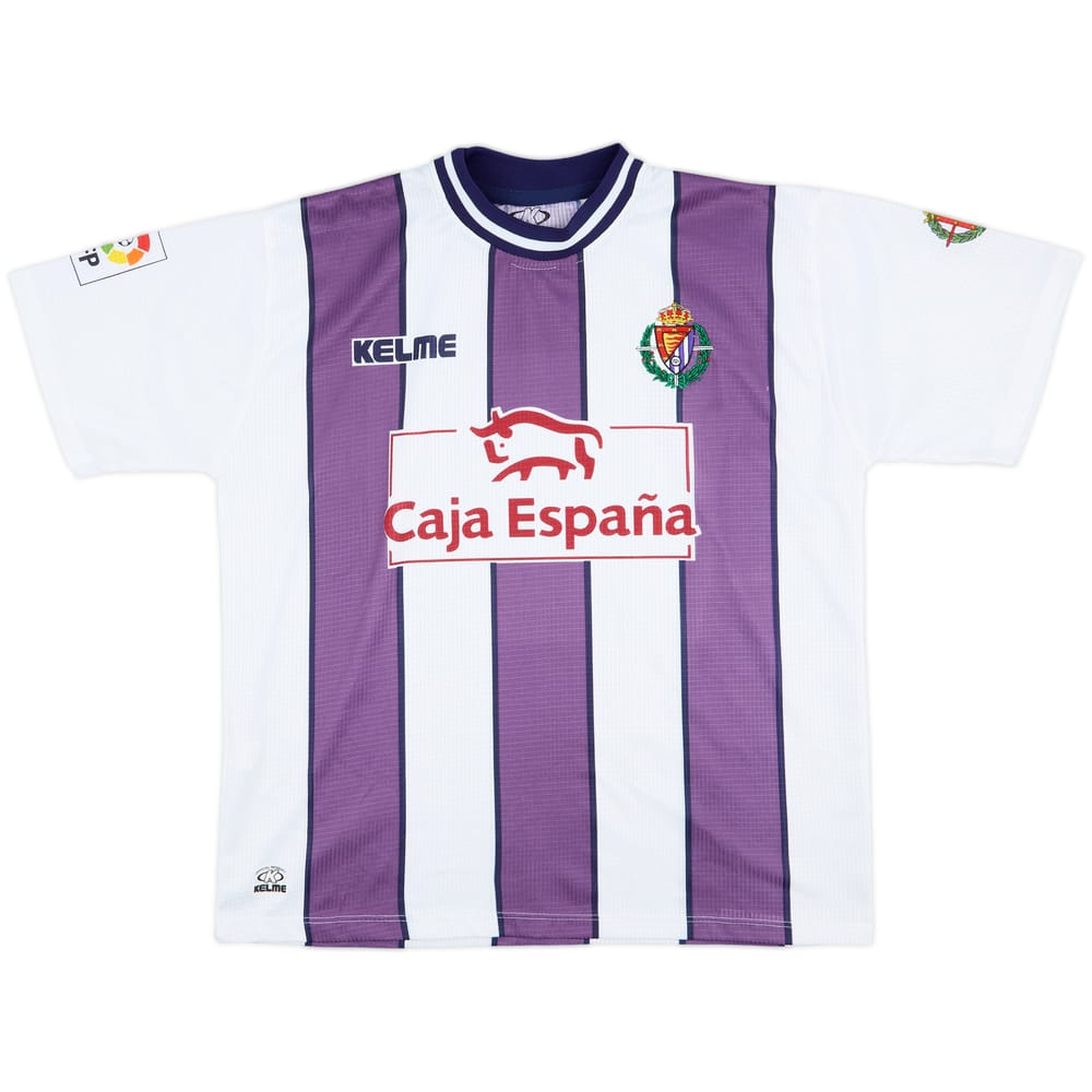1999-00 Real Valladolid Home Shirt - 9/10 - (M)
