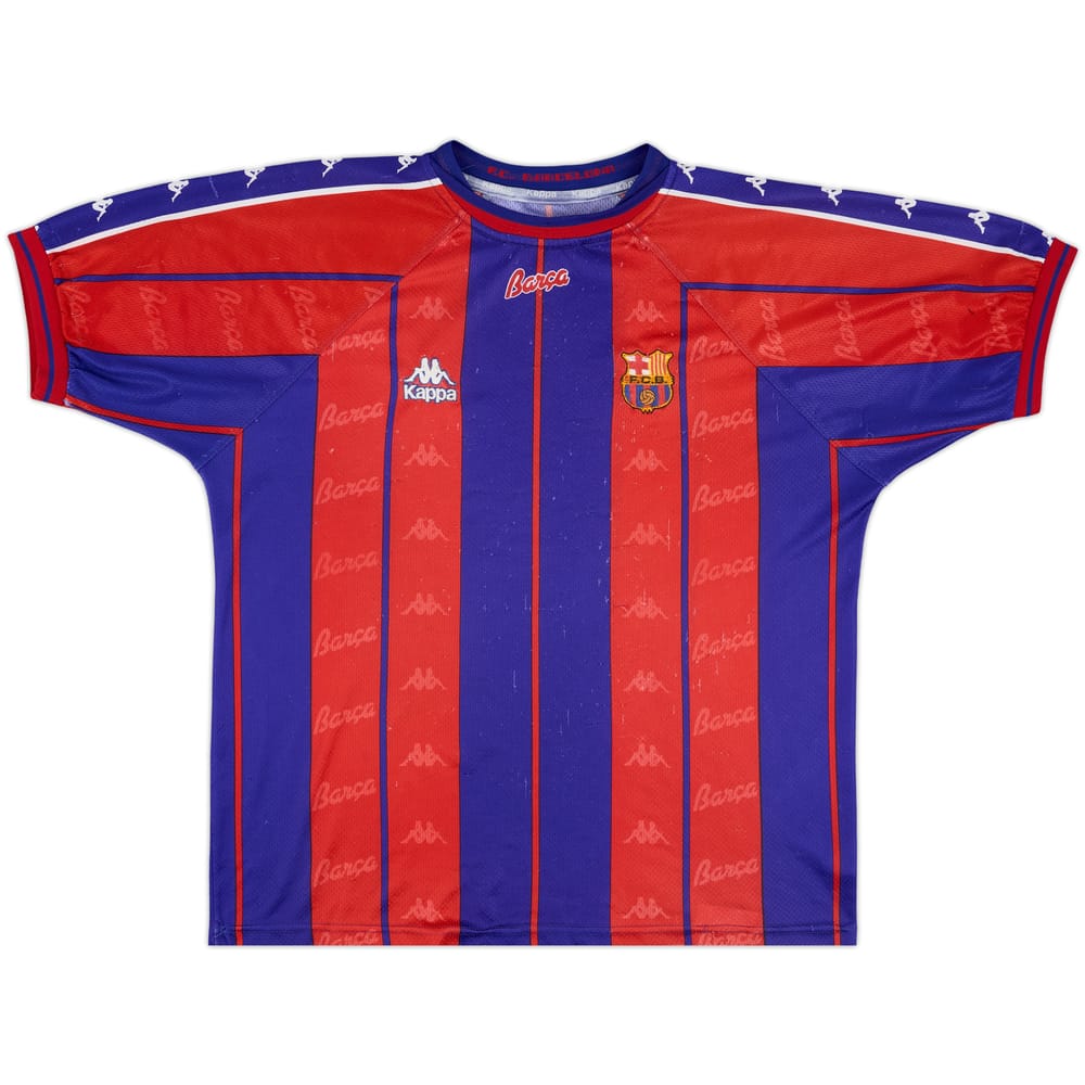 1997-98 Barcelona Home Shirt - 5/10 - (XL)