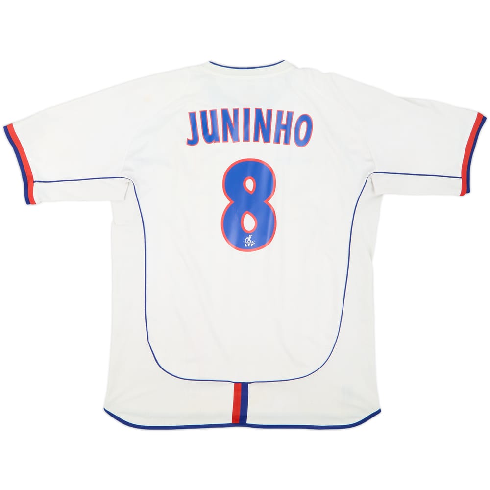 2003-04 Lyon Home Shirt Juninho #8 - 6/10 - (XL)