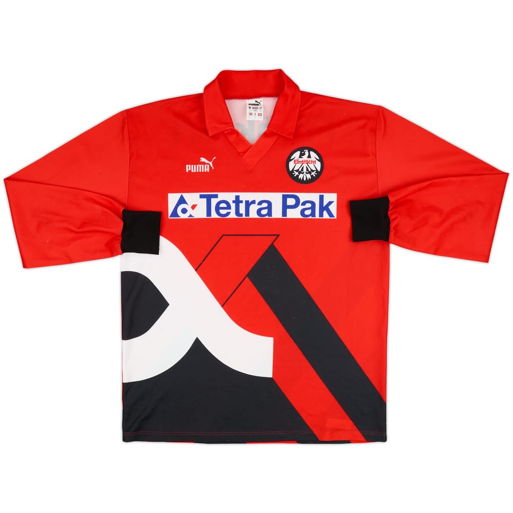 1993-94 Eintracht Frankfurt Home L/S Shirt - 8/10 - (L)