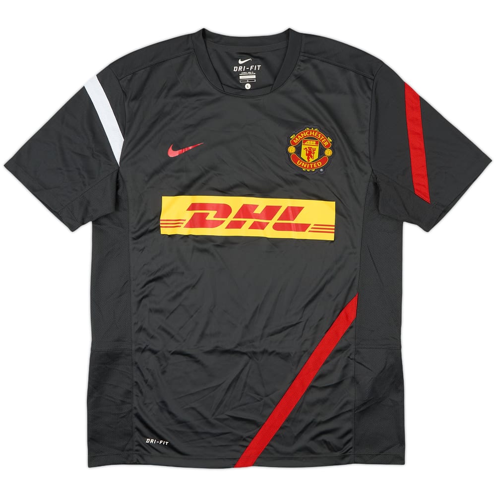 2012-13 Manchester United Nike Training Shirt - 9/10 - (L)