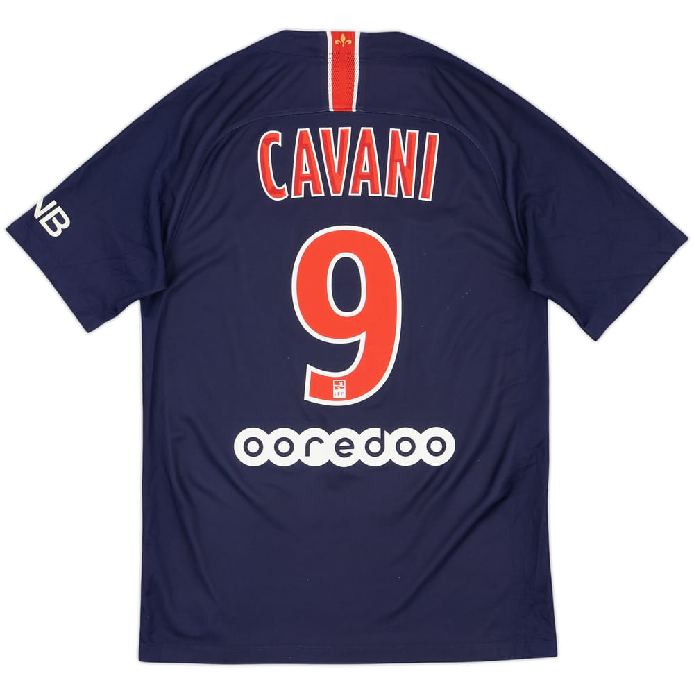 2018-19 Paris Saint-Germain Home Shirt Cavani #9 - 8/10 - (S)