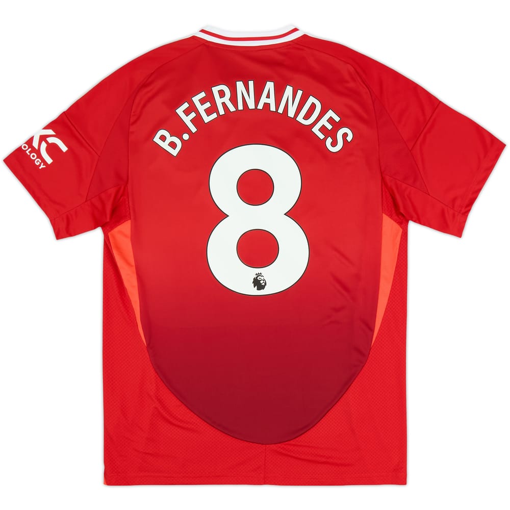 2024-25 Manchester United Home Shirt B.Fernandes #8 (L)