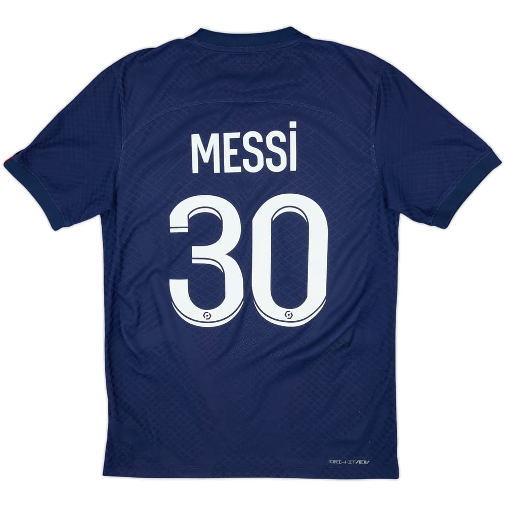 2022-23 Paris Saint-Germain Authentic Home Shirt Messi #30 - 7/10 - (S)