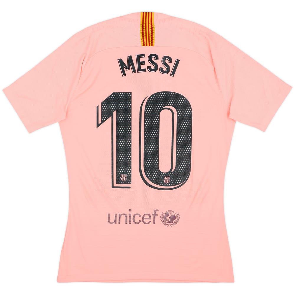 2018-19 Barcelona Authentic Third Shirt Messi #10 - 7/10 - (M)