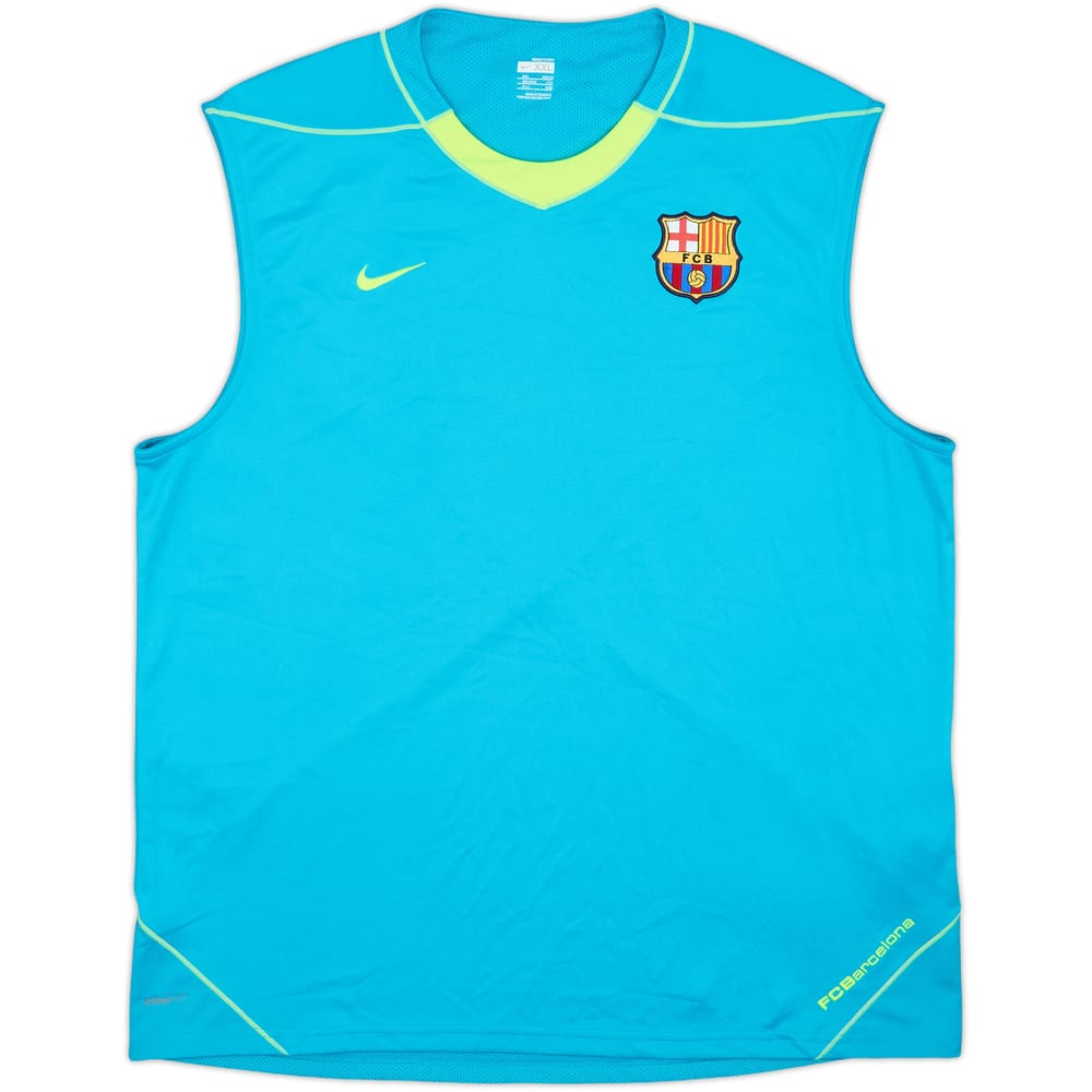 2007-08 Barcelona Nike Training Vest - 9/10 - (XXL)