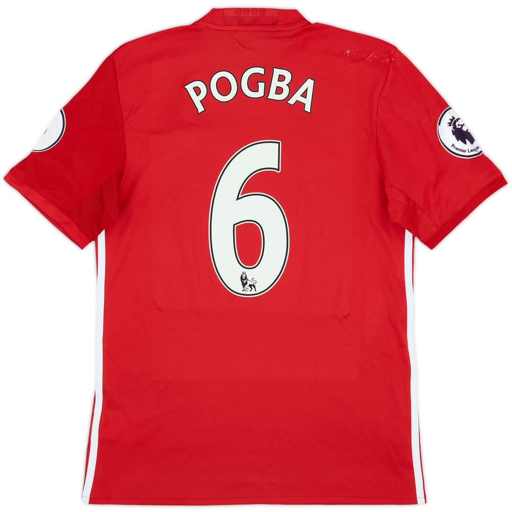 2016-17 Manchester United Home Shirt Pogba #6 - 6/10 - (S)