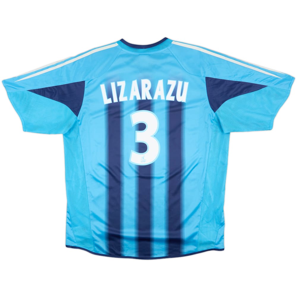2004-05 Olympique Marseille Away Shirt Lizarazu #3 - 8/10 - (XL)