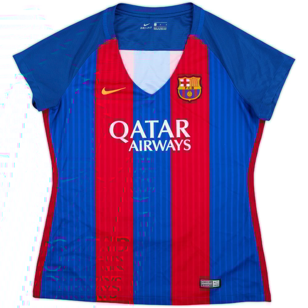 2016-17 Barcelona Home Shirt - 9/10 - (Women's L)
