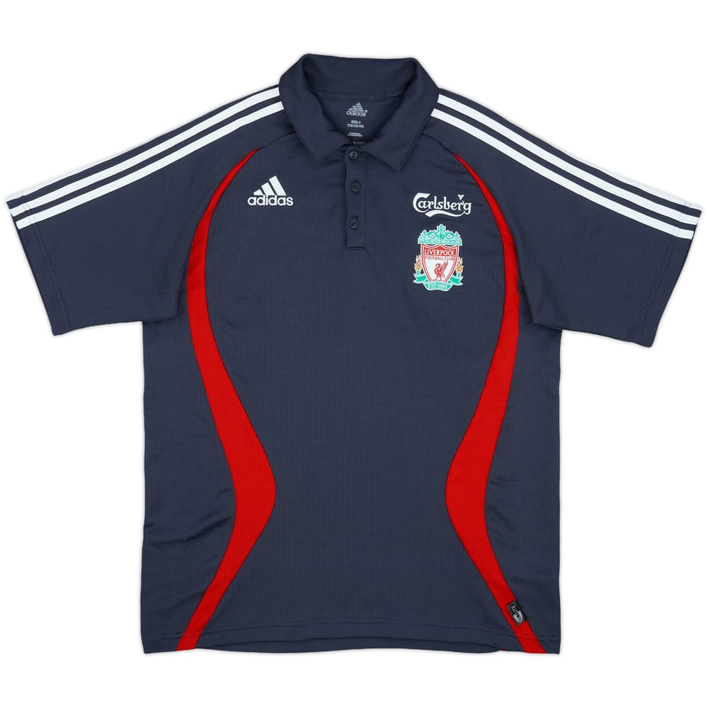2006-07 Liverpool adidas Polo Shirt - 8/10 - (L)