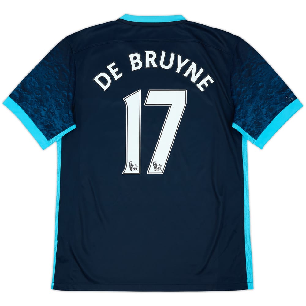 2015-16 Manchester City Away Shirt De Bruyne #17 - 8/10 - (M)