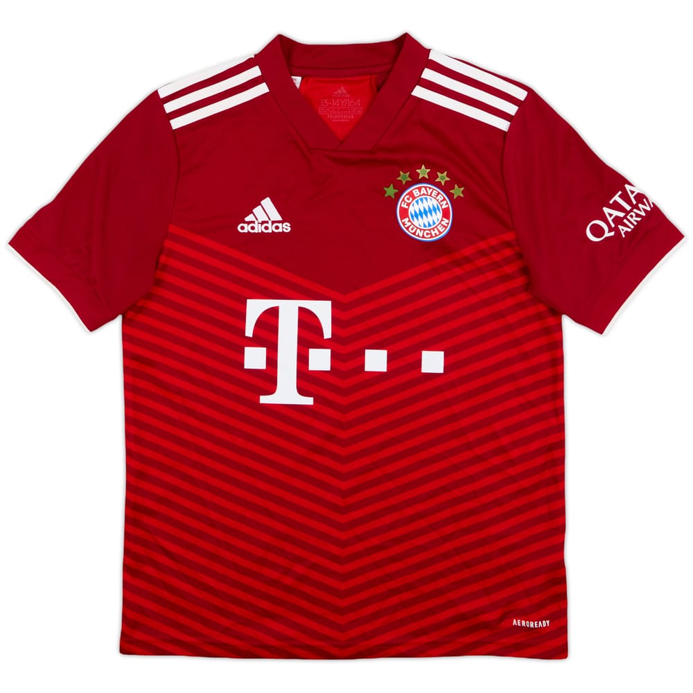 2021-22 Bayern Munich Home Shirt - 5/10 - (L.Boys)