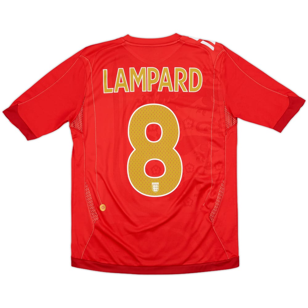 2006-08 England Away Shirt Lampard #8 - 7/10 - (XL.Boys)