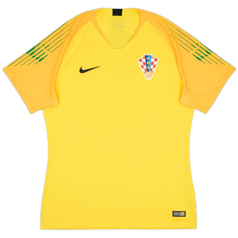 2018-20 Croatia Authentic GK S/S Shirt - 9/10 - (XL)