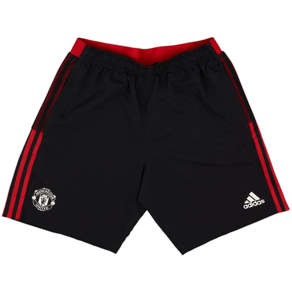 2021-22 Manchester United adidas Training Shorts - 9/10 - (M)