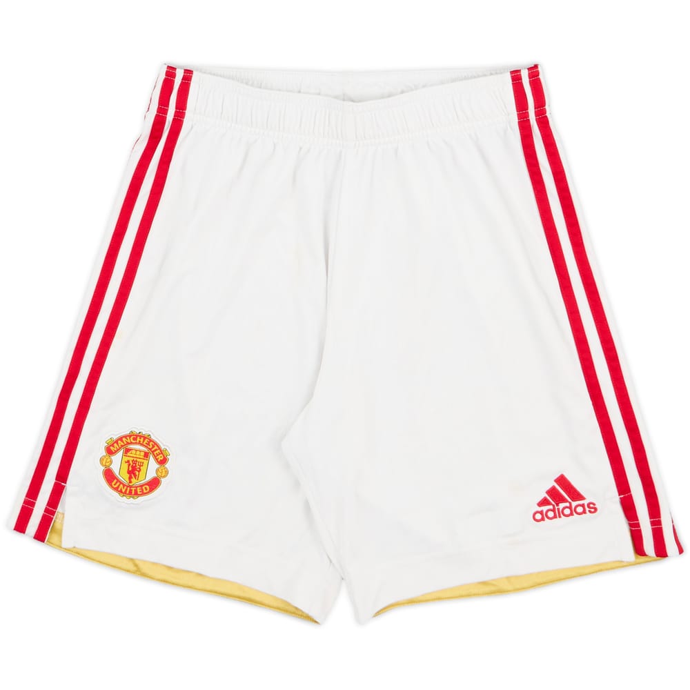 2021-22 Manchester United Home Shorts - 6/10 - (S)