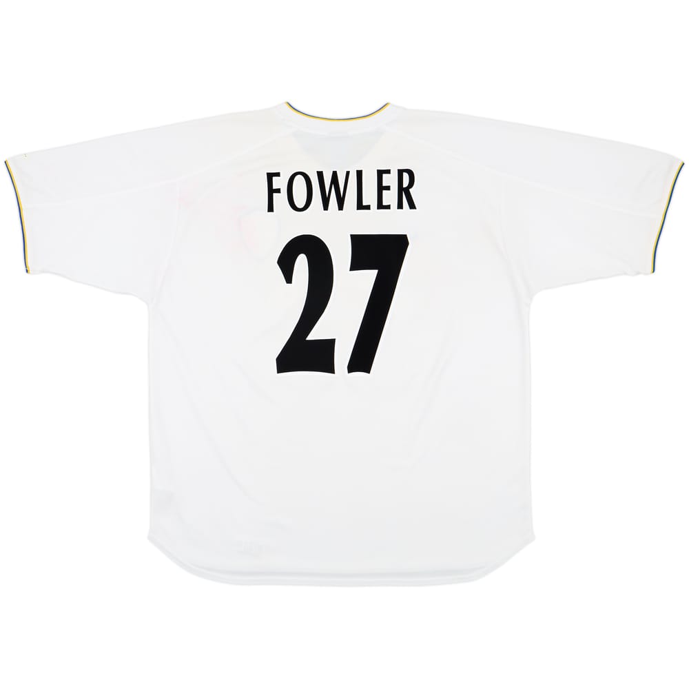 2000-02 Leeds United Home Shirt Fowler #27 - 6/10 - (XXL)