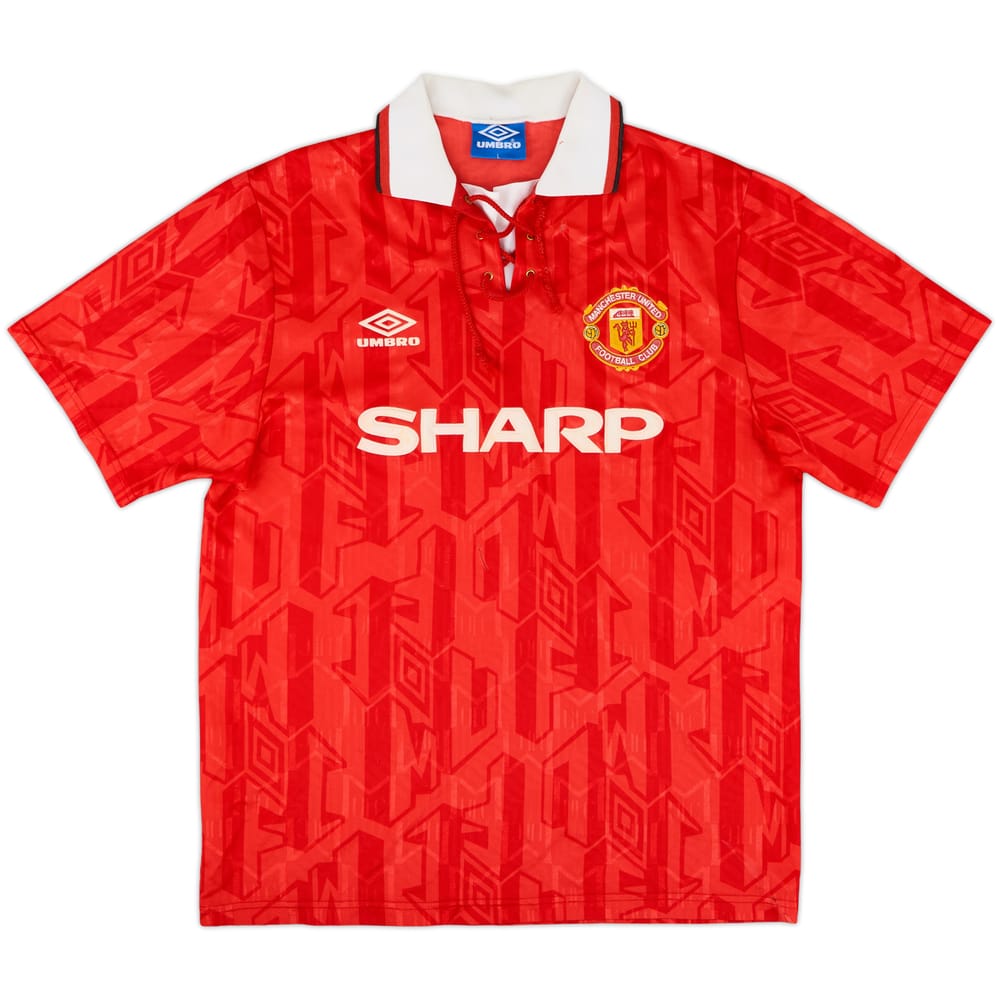 1992-94 Manchester United Home Shirt - 3/10 - (L)