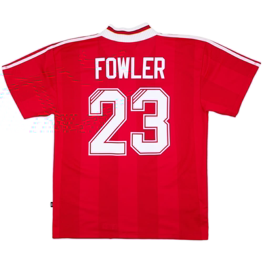 1995-96 Liverpool Home Shirt Fowler #23 - 8/10 - (XL)